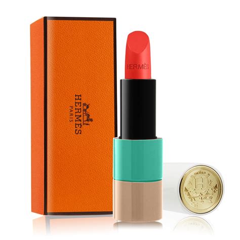 hermes coral lipstick